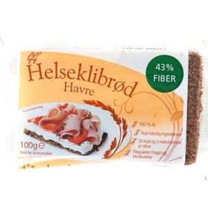 Carefood Helseklidbrød havre • 100 g.