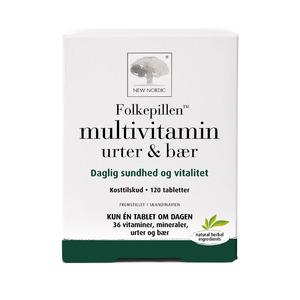 New Nordic Multivitamin Folkepillen - 120 tabl.