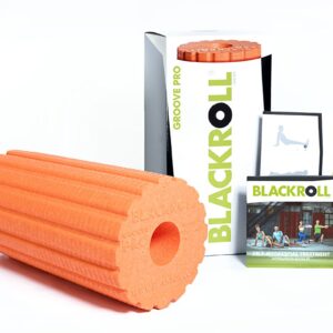 Blackroll Foam Roller Groove Pro Orange 30cm