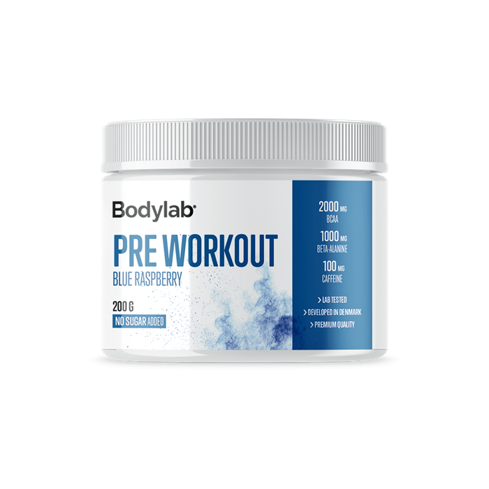 BodyLab Pre Workout Blue Raspberry (200g)