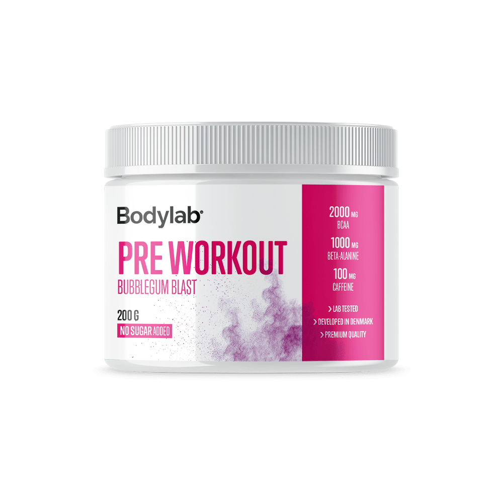 BodyLab Pre Workout Bubblegum Blast (200g)