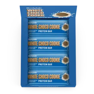 Bodylab Protein Bar - white choco cookie, 12x55 g