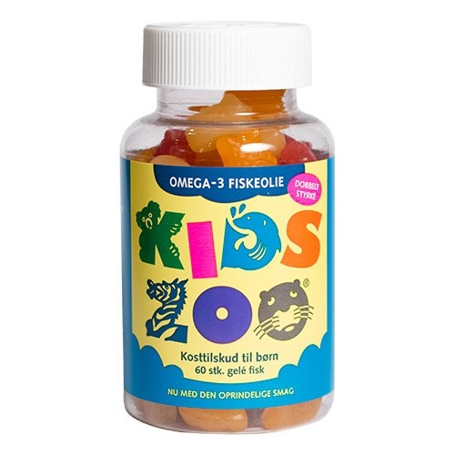 Kids Zoo Omega-3 Fiskeolie Gelé Fisk (60 stk)