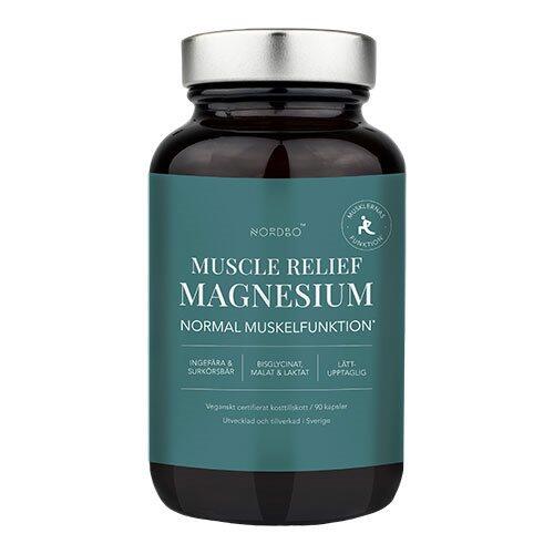 Nordbo Muscle Relief magnesium - 90 kapsler