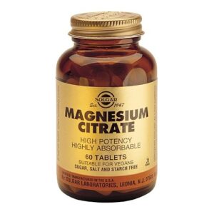 Solgar Magnesium citrate 200 mg - 60 tabletter