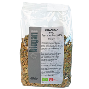 Biogan Granola Færre Kulhydrater Ø (400 g)