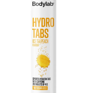 Bodylab Hydro Tabs (1x20 stk) Ice Tea Peach m/koffein