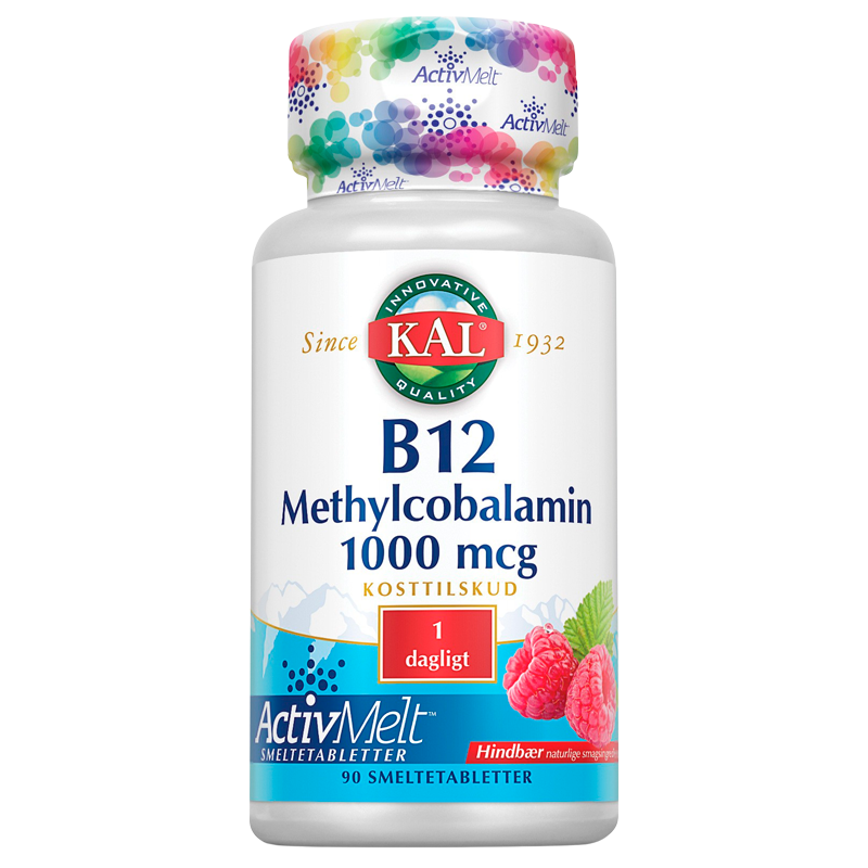 KAL B12 Methylcobalamin (90 tabletter)