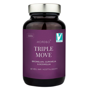 Nordbo Triple Move - Bromelain, Gurkemeje & Boswellia (60 kaps)