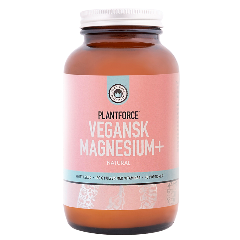 Plantforce Vegansk Magnesium+ Natural (160 g)