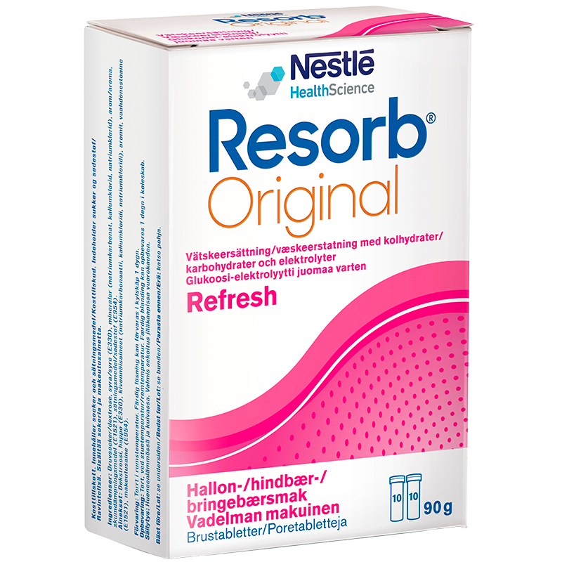 RESORB Original Hindbær (2 x 10 stk)