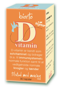 Biorto D-Sunny D-vitamin • 90 kapsler - DATOVARE 01/11-2024