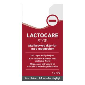 Lactocare Stop m. magnesium - 12 kapsler