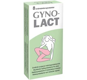 Vitabalans GynoLact vaginaltablet • 8 tab. DATOVARE 08/2024