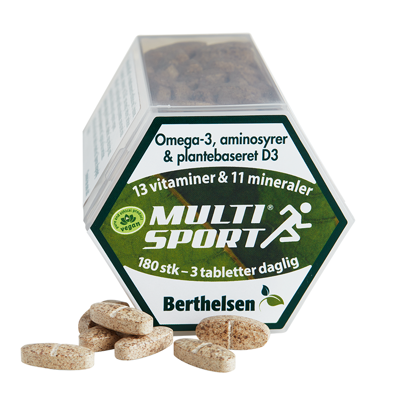 Berthelsen Naturprodukter Vegan Multisport (180 tabl)