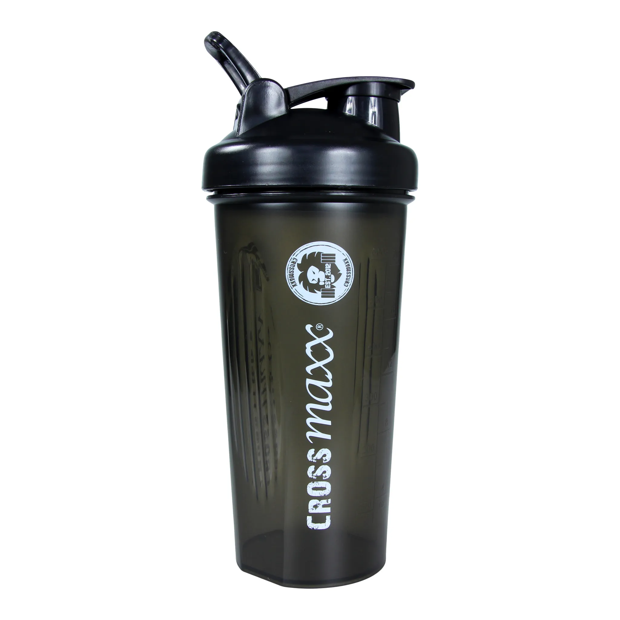 Crossmaxx Shaker Bottle. Fås i grøn og sort. Smart anti-klump funktion. Det perfekte tilbehør. Robuste og holdbare materialer.