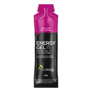 Purepower Energy Gel Røde Bær koffein - 40 g.