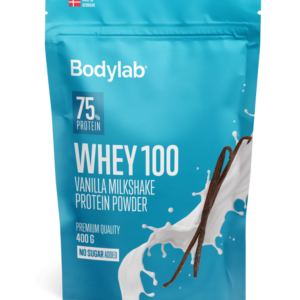 Bodylab Whey 100 Vanilla Milkshake, 400g.