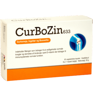 CurBoZin Ingefær, Gurkemeje & Boswellia (60 kaps)